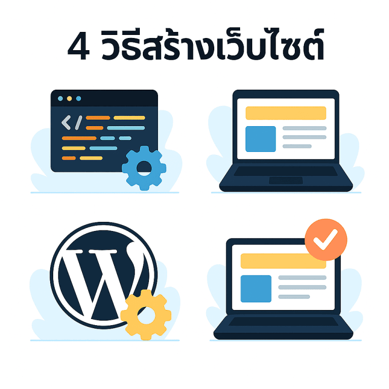 การสร้างเว็ปไซต์